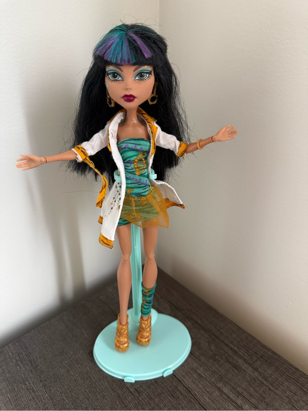 Monster High G1 Classroom Mad Science Cleo De Nile Doll 🧪✨